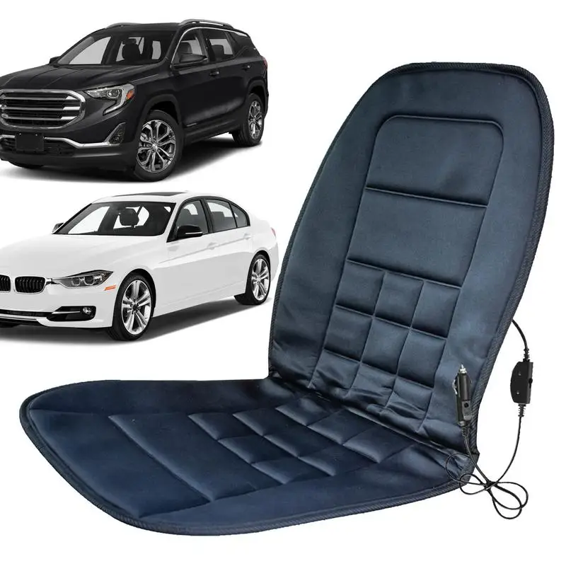 

Heated Chair Cushion Car Seat Cover 12/24V Fast Heating Seat Pad Cushion Car Seat Heater Durable Cloth Thicken Heating Pad