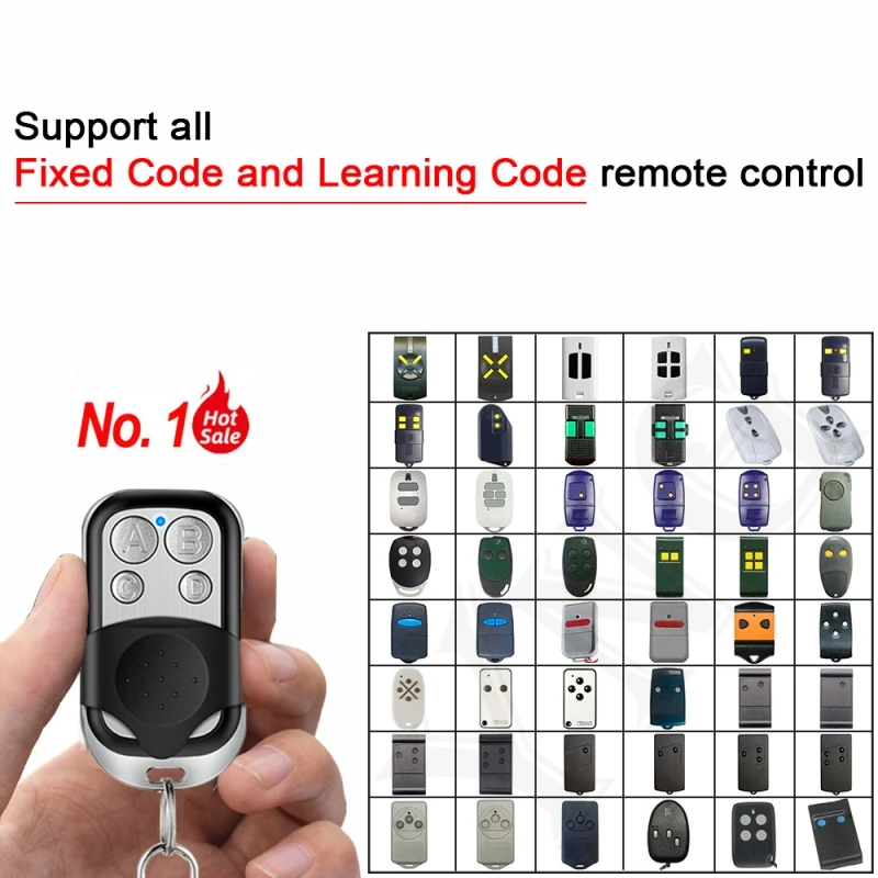 DUCATI TSW1 TSW2 6203 Red TSW3 6203 Gray TSAW4 6203 Blue Garage Door / Gate Remote Control 433MHz Fixed Code Blue Buttons 5