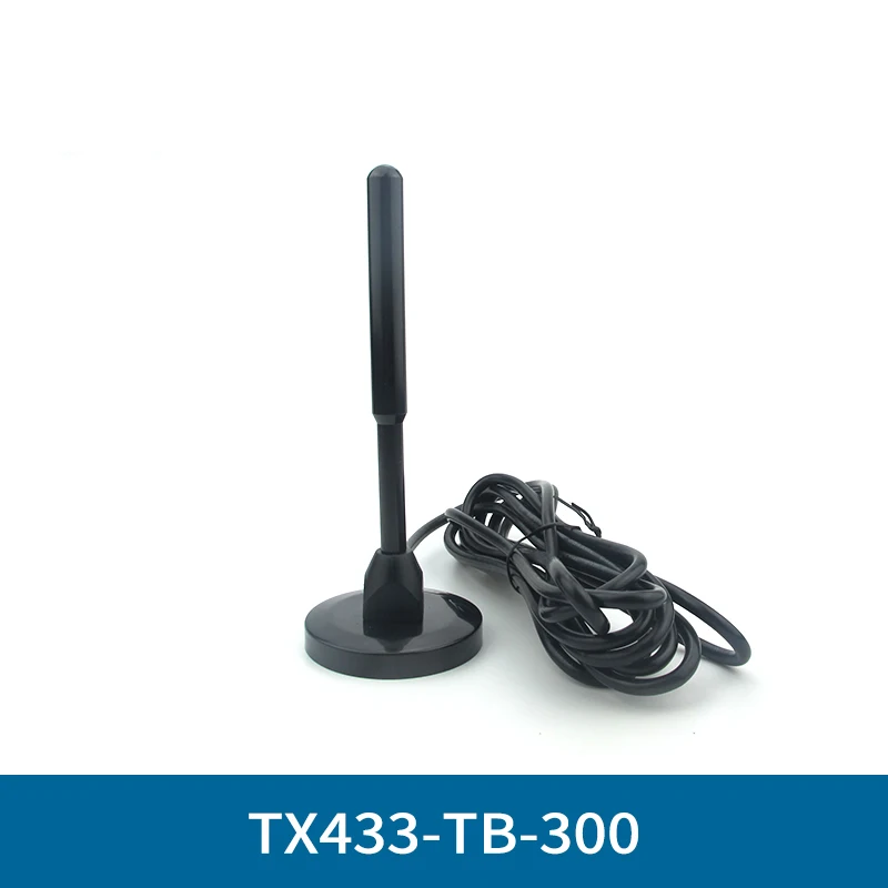 433MHz Wifi Antenna High Gain 5dBi SMA-J Magnetic Base 3m Feeder Cable Sucker Omnidirectional Wifi Aerial Antenna TX433-TB-300 15meters tnc j sl16 j feeder cable 3 cable for cze 7c cze 15a cze 15b fm transmitter