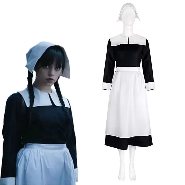 Cosplay TV Movie Halloween Wednesday Addams Family Dress Costume for Women  - China Holiday Decoration and Party Supply price