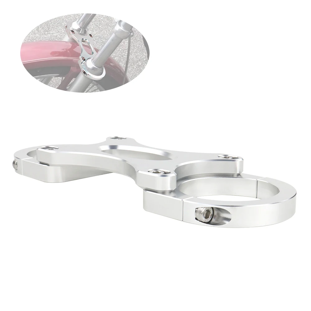 Motorcycle Cnc Front Fork Brace Bracket Aftermarket Fit For Harley Dyna Sport Glide Fxr/Fxrt Sport Fxdx/Fxdxi Fxr 1990 And Up