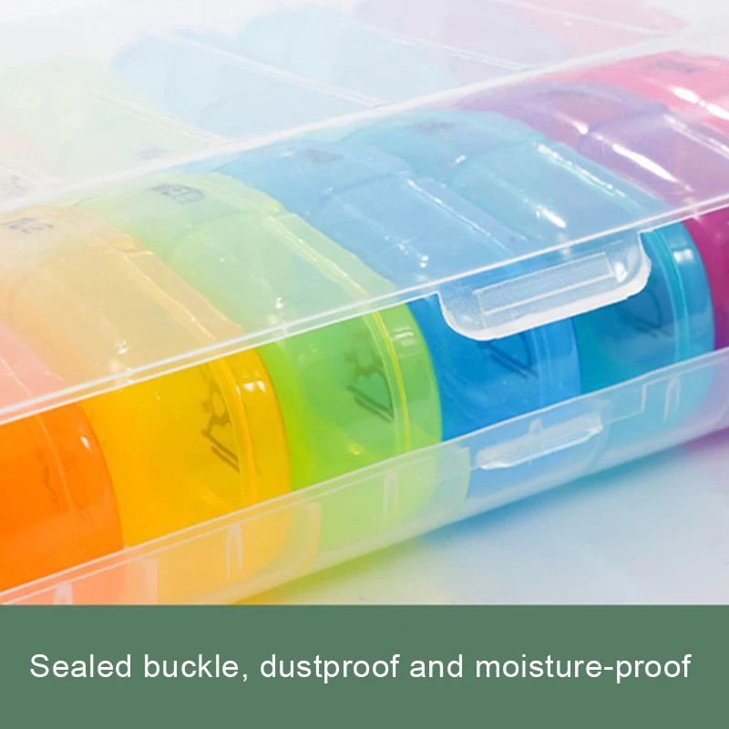 Portable Pill Case Medicine Storage Travel Container