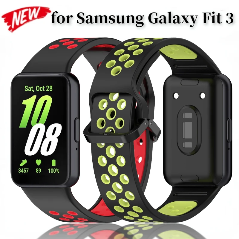 Cinturino In Silicone Per Samsung Galaxy Fit 3 Band Sport Bracciale Smartwatch Samsung Galaxy Fit 3 Cintura Sostituibile Correa Wristband