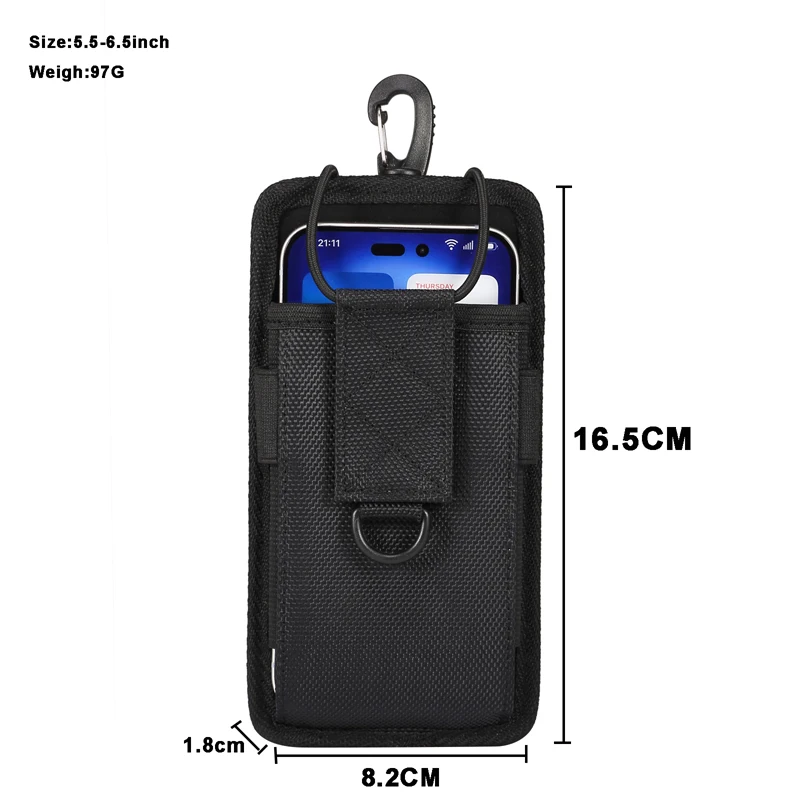 Oxford Cloth Universal Cell Phone Bag with Hanging Shoulder Strap