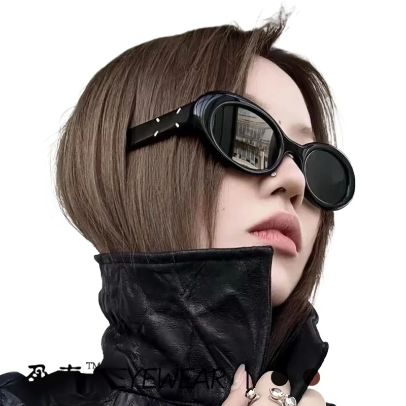 

2371 new cat eye sunglasses women high fashion Korean trend vintage sunglasses men