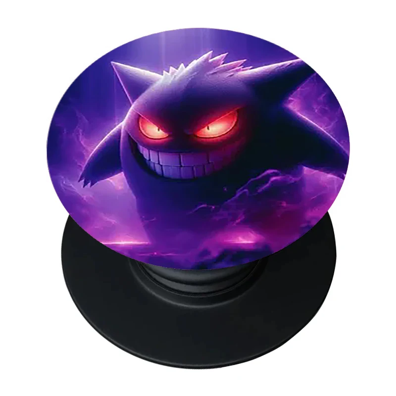 Stylish Black Gengar Phone Grip and Stand Holder