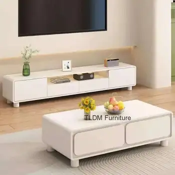 Cabinet Tv Stand Simple Storage Modern Minimalist Display Glamour Unique Elegant Oturma Odası Dolapları Retro Home Furniture
