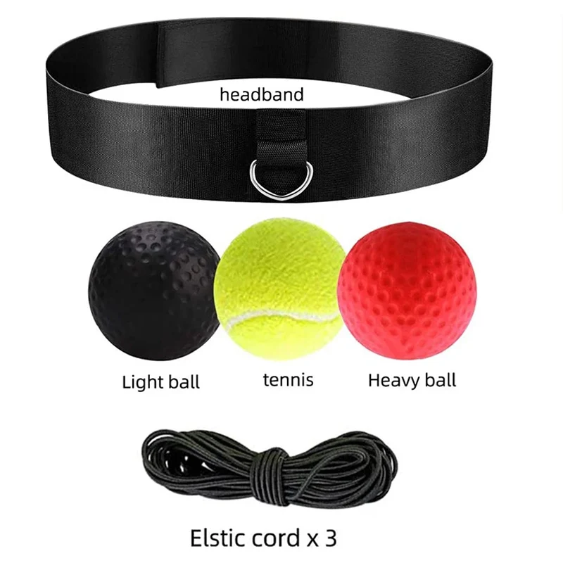 Boxing Speed Ball Boxing Reflex Speed Punch Ball MMA Sanda Boxer Reaction Force Training Set