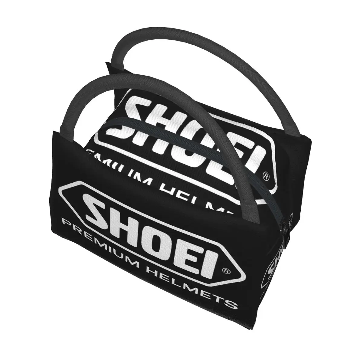Shoei 오토바이 헬멧 학교 피크닉 보관용 절연 점심 가방 식품 상자 휴대용 컨테이너 쿨러 열 점심 상자