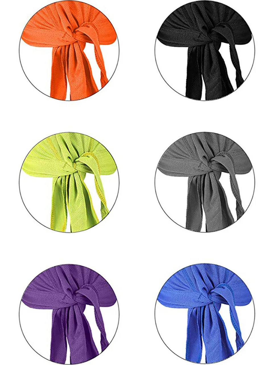 Description Picture 3 of itemLOOGDEEL Cycling Headscarf Quick-dry Sun-Protective Hat Head Scarf for Cycling Sport Bandana Bicycle Headband Sweat-wicking Cap