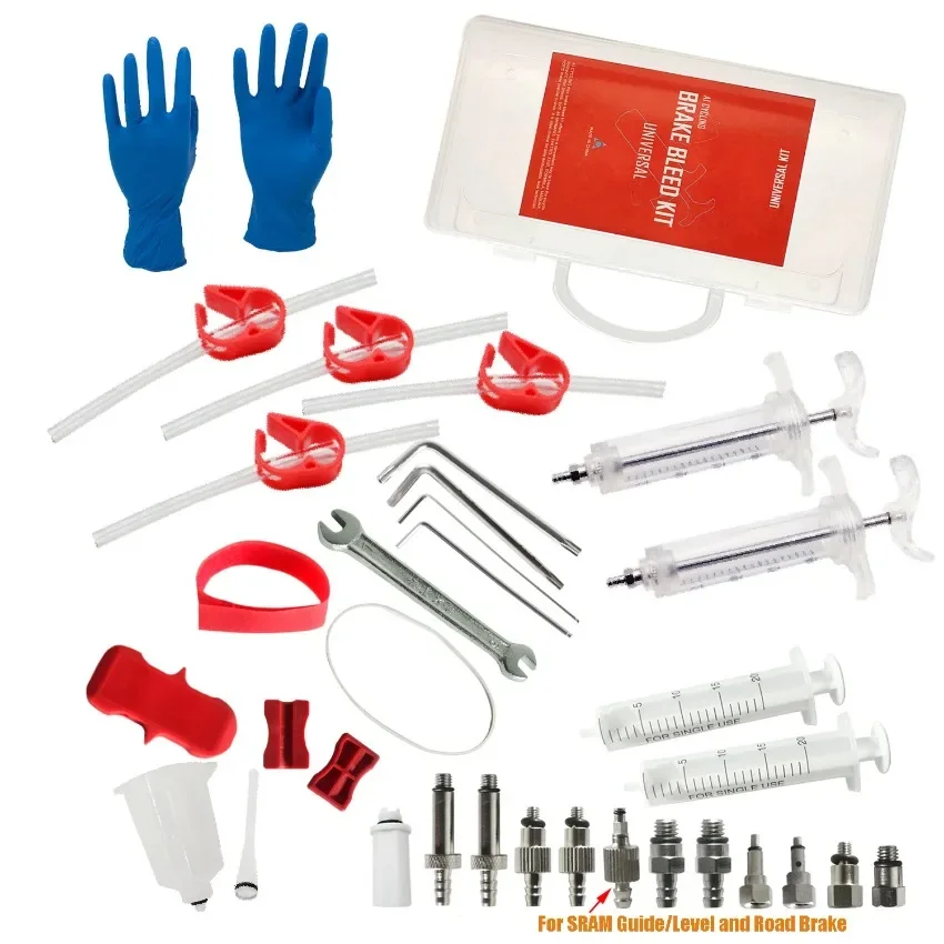 1Set Bike Universal Hydraulic Disc Brake Bleed Kit Tool For