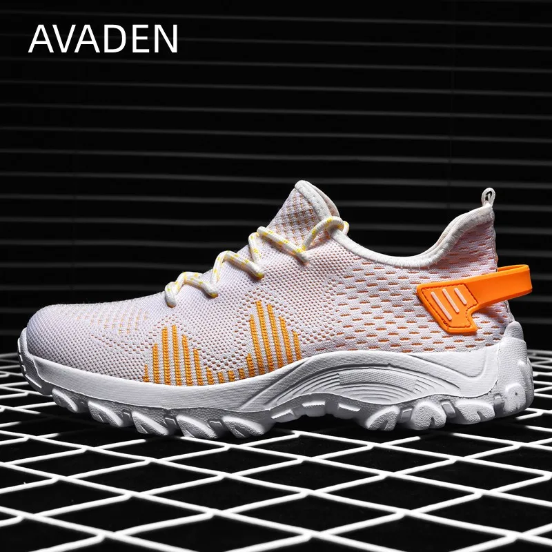 

Men's Casual Shoes Round Toe Wear-Resistant Fashion Breathable Trendy All-match Comfortable Outdoor Platform Shoes Spring Main