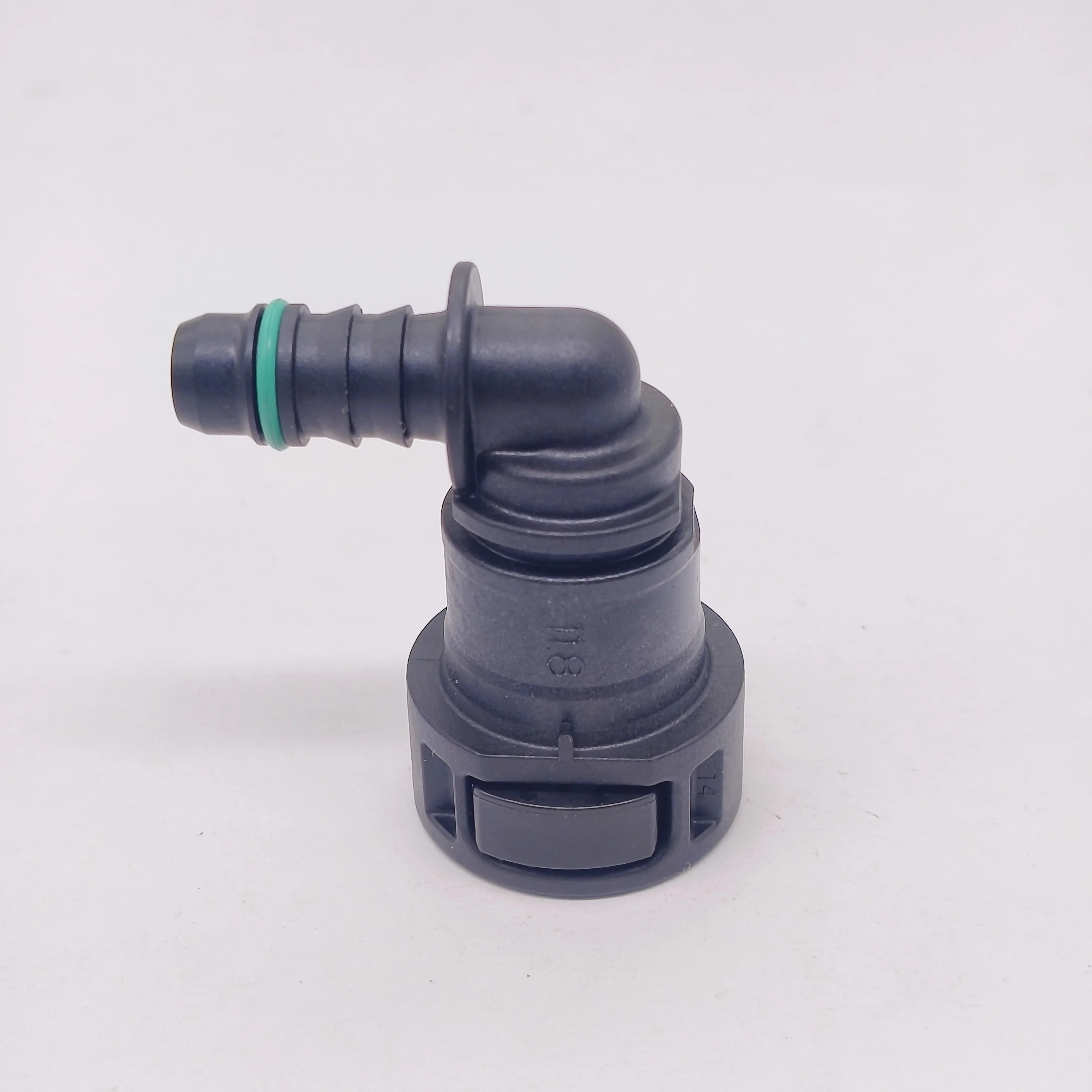 2pcs x 11.8 ID8 90&deg; Female Auto Car Fuel Line Hose Quick Release Connector Carburetor Part