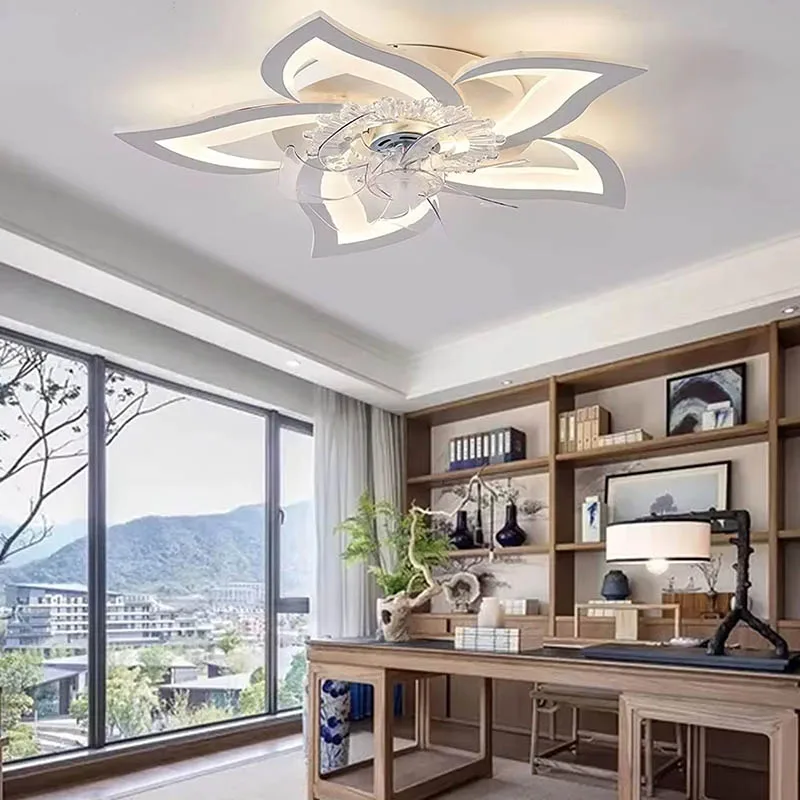 65cm Ceiling Fan Lamp 36-Watt Stepless Dimming App Intelligent Timing Stepless Dimming Indoor Led Decorative Light 85v-265v