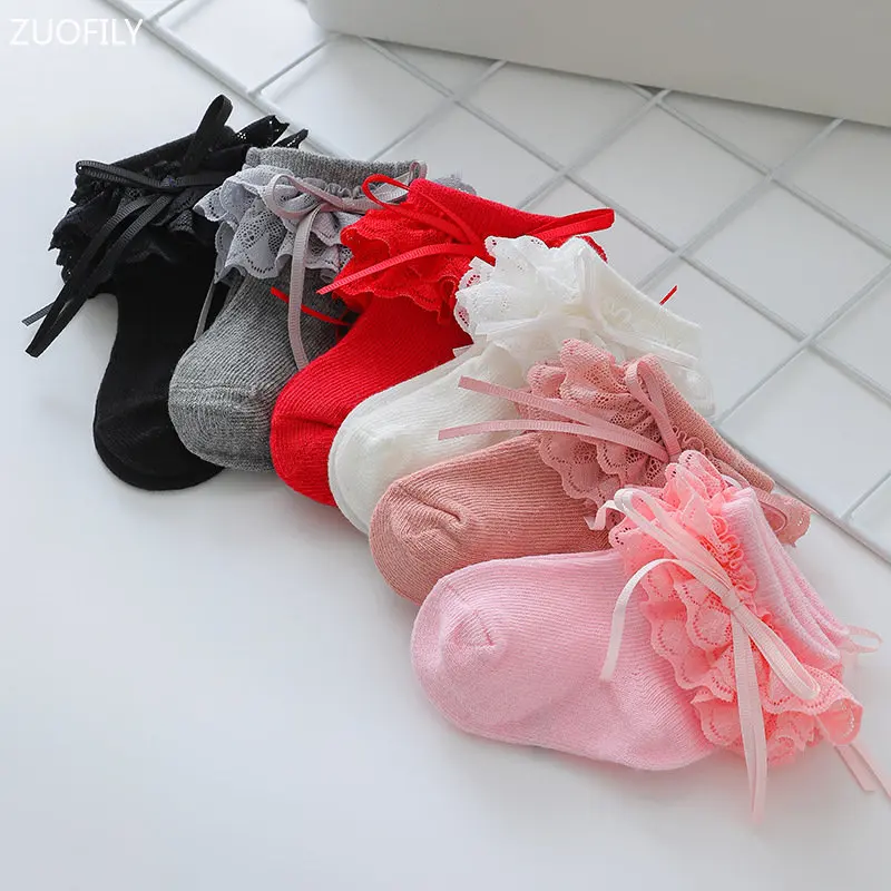 Spring Newborn Baby Socks Cotton Infant Baby Girls