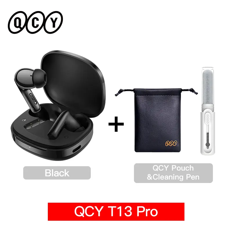 QCY T13 Pro HT23 Adaptive ANC Wireless Earbuds 13mm Drivers Powerful Bass 50dB Hybrid ANC Bluetooth 6.0 Earphones 6 Mics ENC 47H - Image 21