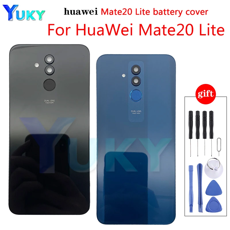 Nuovo Per Huawei Mate 20 Lite Coperchio Batteria Per Mate 20 Lite 6.3 "Sostituire Il Coperchio Della Batteria Con Il Coperchio Della Fotocamera Mate 2