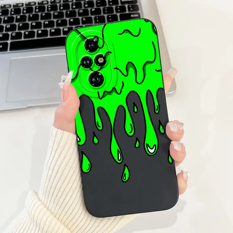 Luxury Marble Moon Frosted Shockproof Silicone Case - Soft Protective Bumper Cover