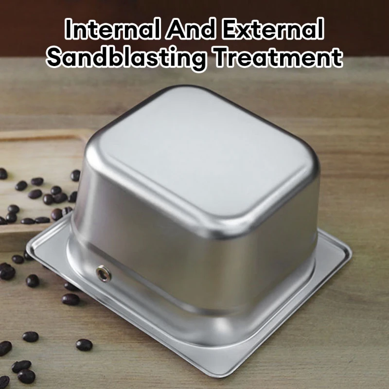 Coffee Knock Box Espresso Dump Bin for Barista Coffee Grind Anti-slip Espresso Dump Bin Grind Waste Bin Coffee Grounds Bucket