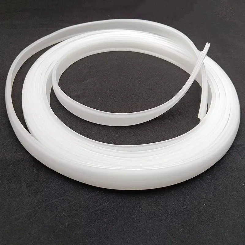 1-5M Led Aluminum Profile Silicone Diffuser Cover Line Led Strip Bar Light Flexible Scatter Cover for Cabinet Wall Decor Lighting