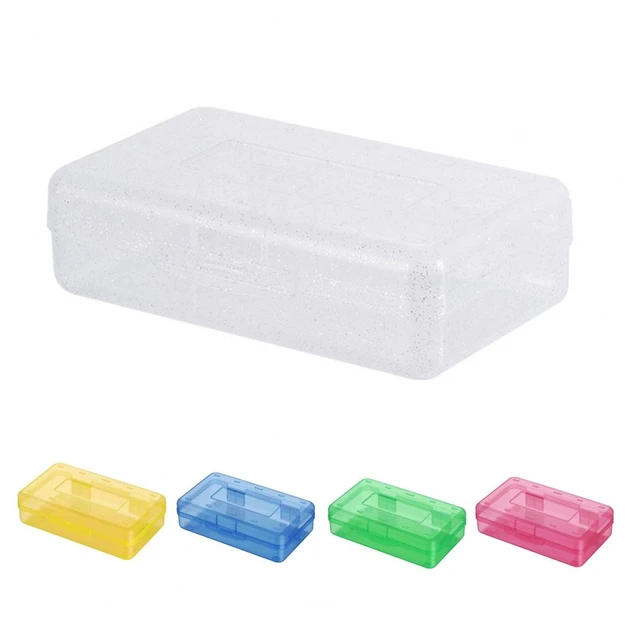 1pc New Stackable Design Plastic Large Capacity Pencil Case Pencil Box  Clear Boxes with Snap-tight Lid Office School Supplies - AliExpress