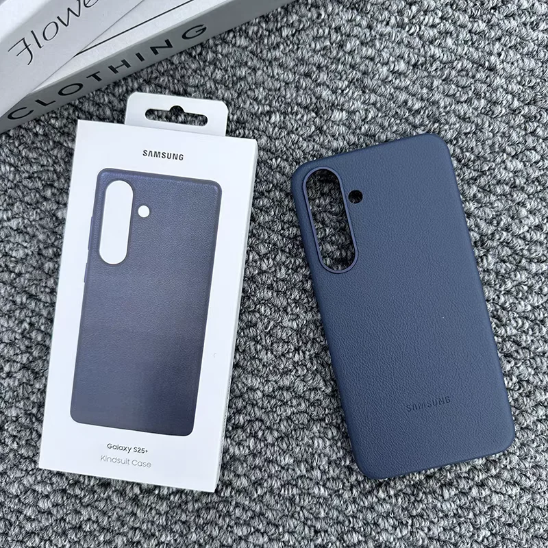 Luxury Leather Back Cover with All-Inclusive Lens Protection for Samsung Galaxy S25 Series