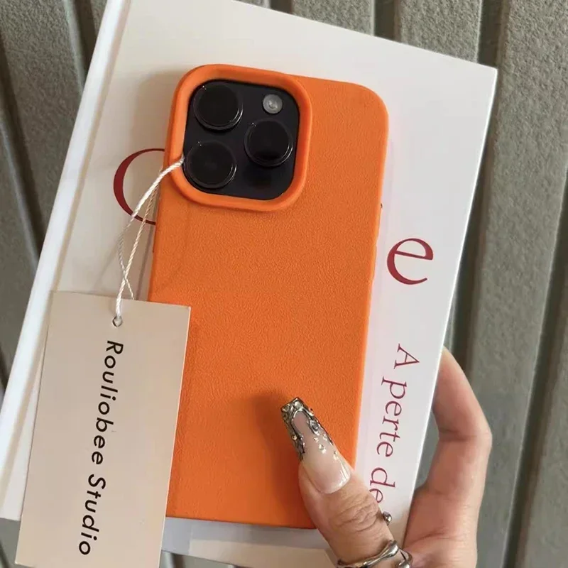 High-Fashion Litchi Patterned Shockproof Phone Case - Soft Protective Cover