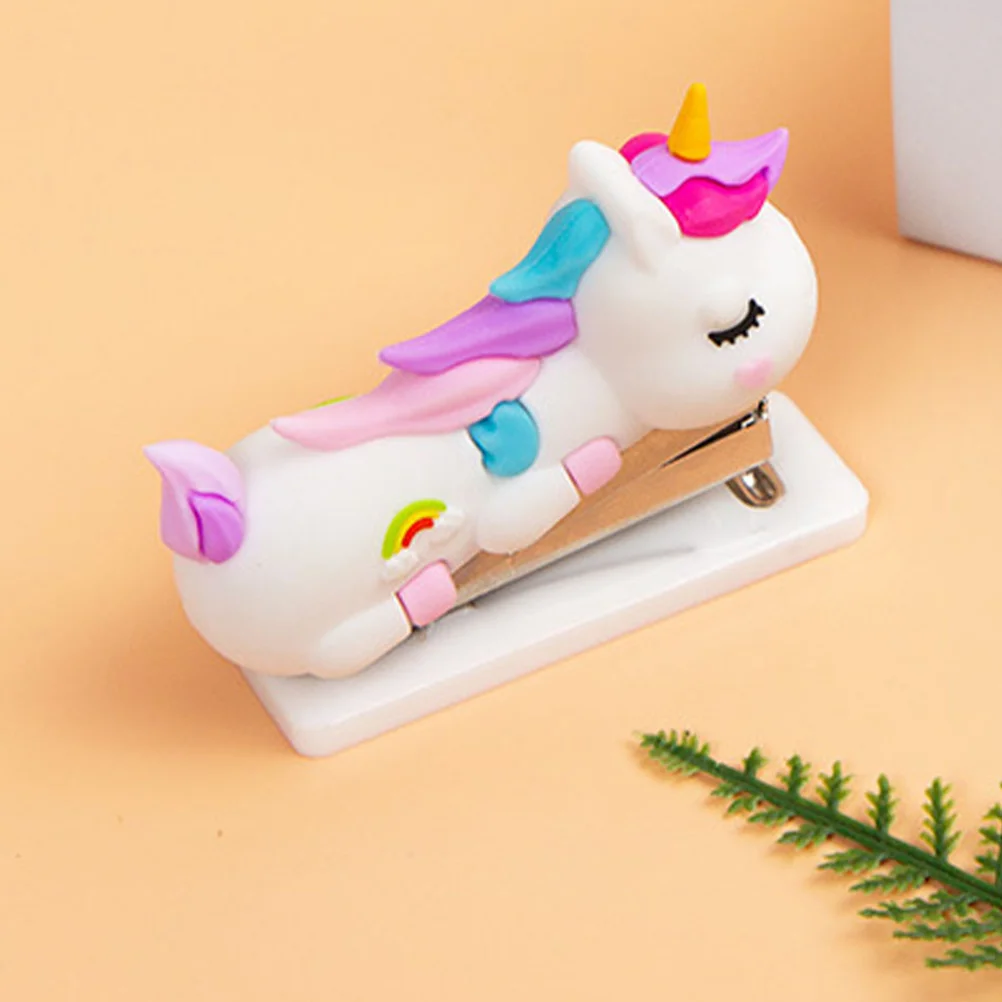 

Cartoon Stapler Handheld Stapler Portable Hand Stapler Desk Stapler Unicorn Handheld Stapler