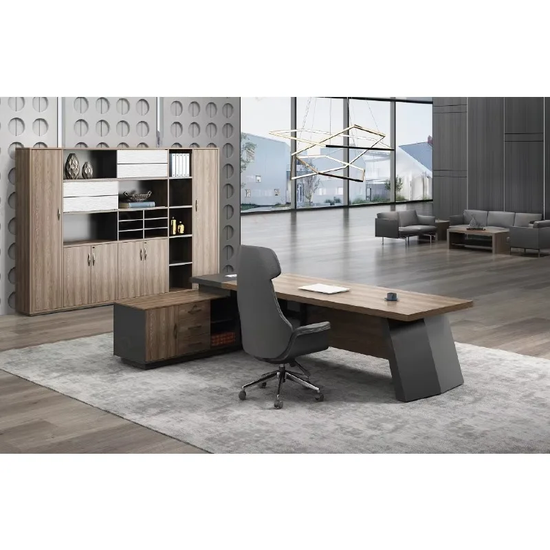 Sungold design office furniture executive desk L shape set
