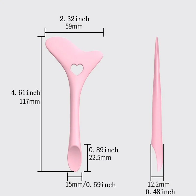 Multifunctional Makeup Tools Eye Makeup Tools Eyeliner Stencil Tool Eyeliner Aids Eyelash Eye Shadow Lipstick Positioning Silicone Beauty Tools