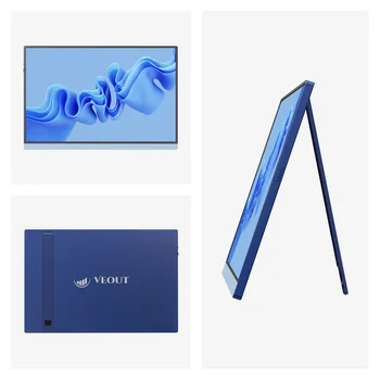 VEOUT 16inch Portable Monitor with USB-C 1920 * 1200P IPS, Freesync HDMI Gaming Monitor with Kickstand, Available in Four Colors 1