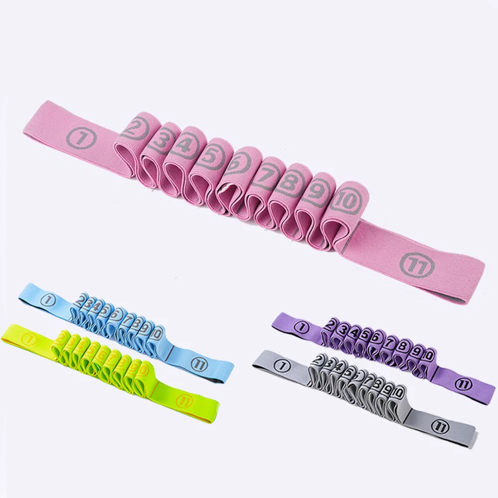 Elastic Band for Yoga Open Shoulder Female Resistance Training Equipment Segmented Digital Stretching Band Adult Section 11