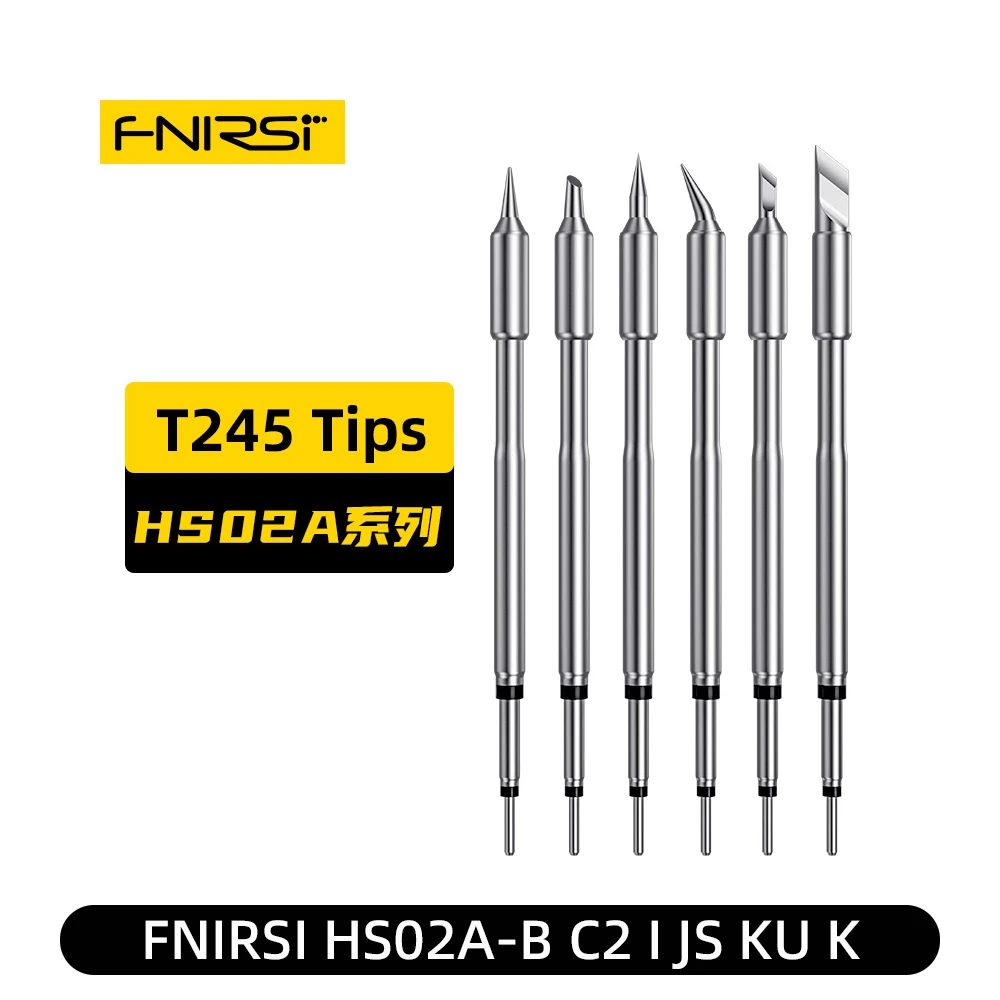 Enhanced Soldering Tip for FNIRSI HS02 Series - Premium Replacement for DWS-200 Station Accessories