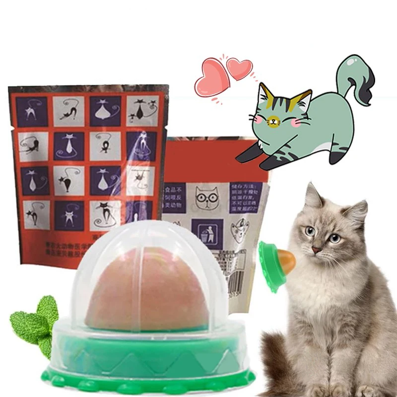 

Кошачья мята, котенок, лажет сахар, гелевый настенный шар, котенок, сладкий сахарный шар для кошек, безопасное для здоровья питание, конфеты