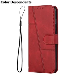 Premium Wallet Flip Phone Case with NFC and Smart Protection for Infinix Note 30 VIP (Red)