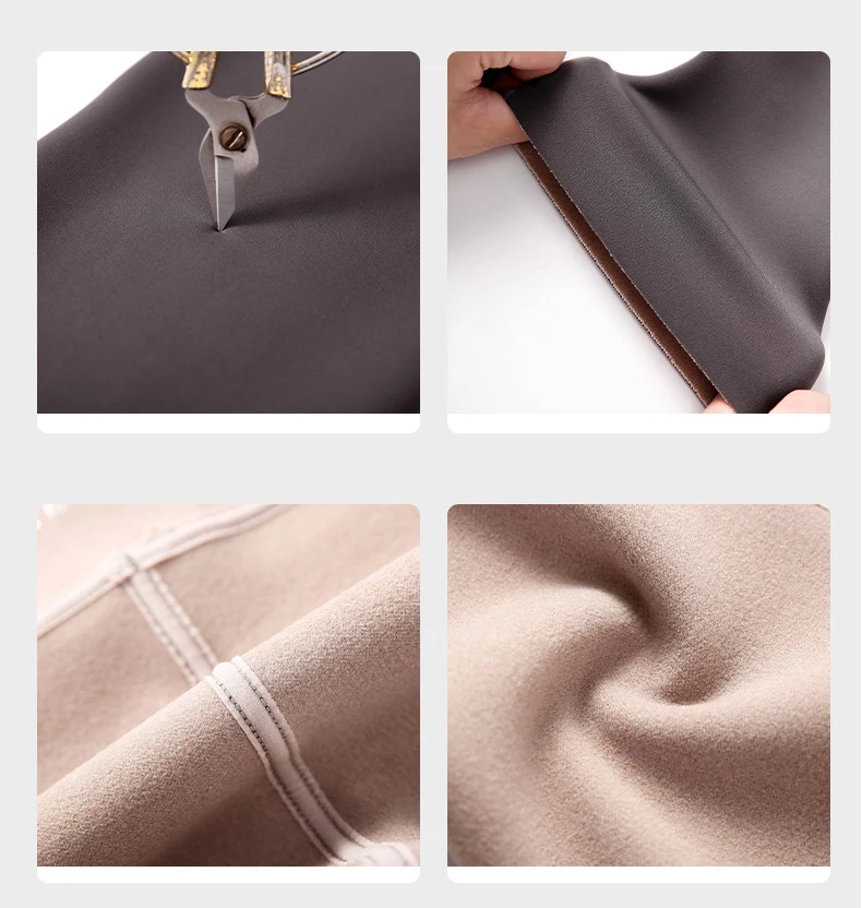 Thermal Fleece Leggings - High Waist Winter Warm Leggings With Rabbit Wool Insulation