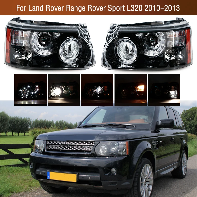 1Pair-Car-Front-Bumper-Head-Light-Lamp-Assembly-For-Land-Rover-Range ...