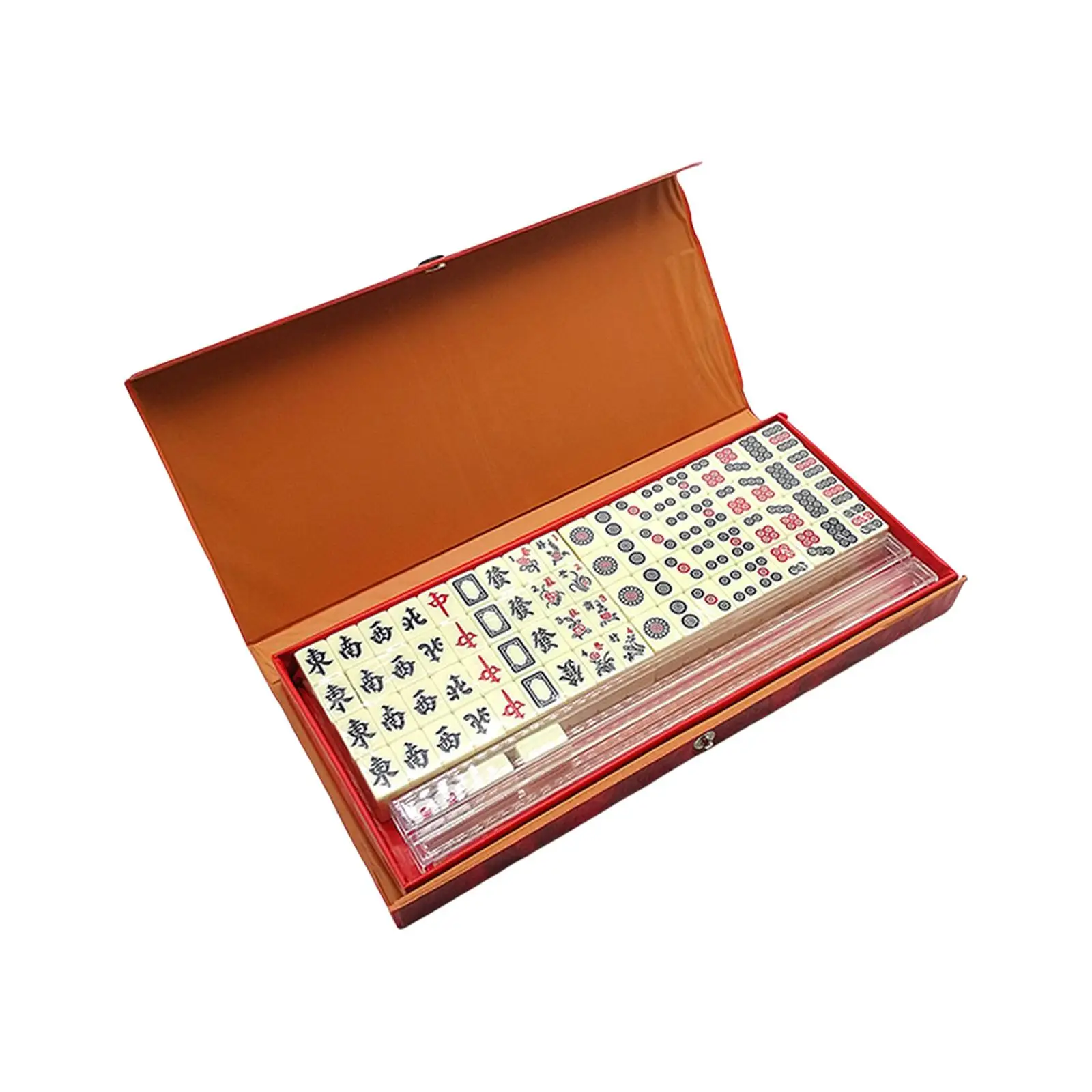 

Portable Chinese Family Mahjong Travel Set Compact Lightweight for Adults Gift Durable