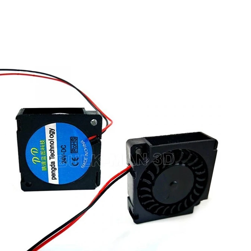 2Pcs/lot DC 12V 24V 40x40x10mm Hydraulic/Dual Ball Bearing Blower Turbine 4010 Cooling Fan for 3D Printer Parts
