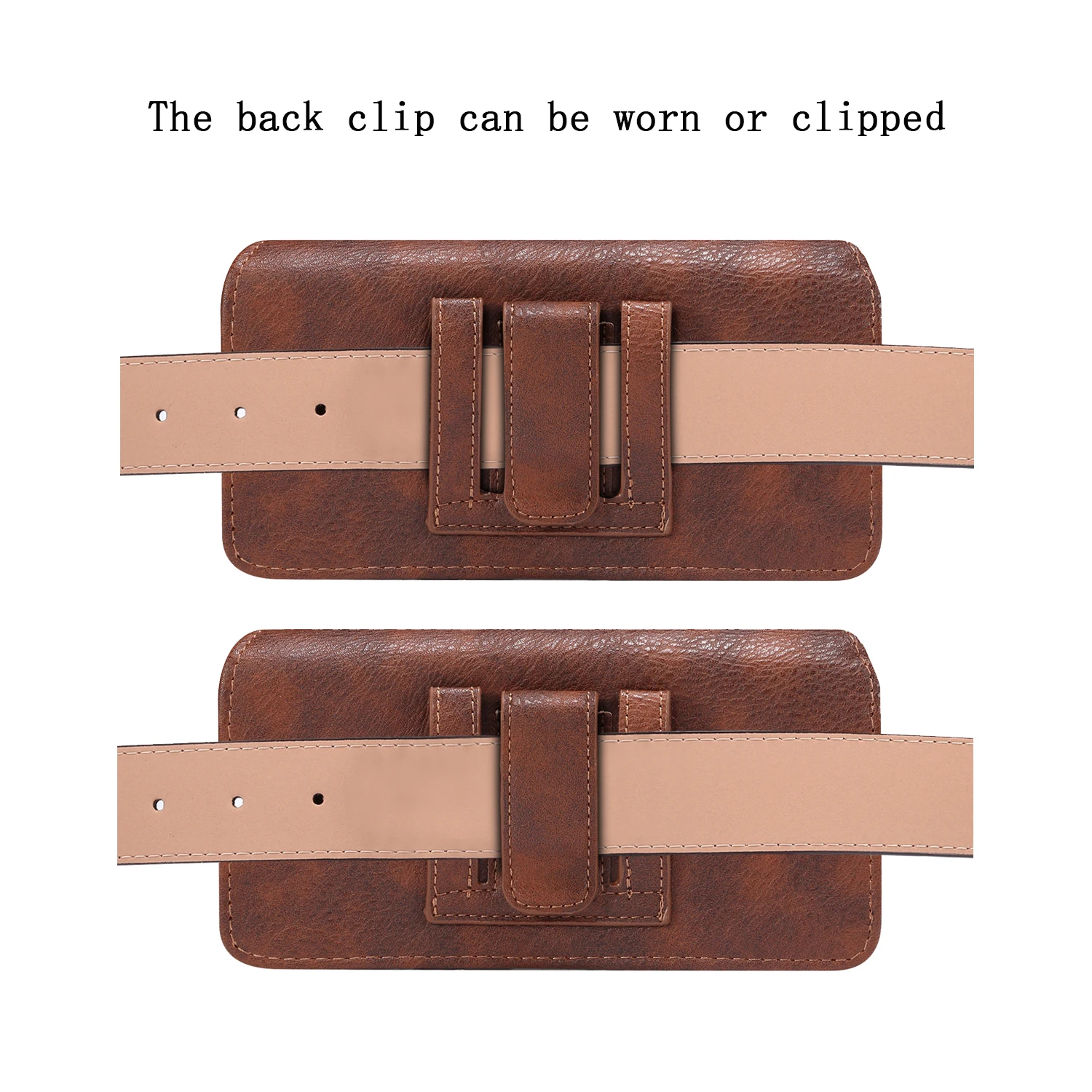 Leather Belt Clip Waist Bag and Holster Pouch