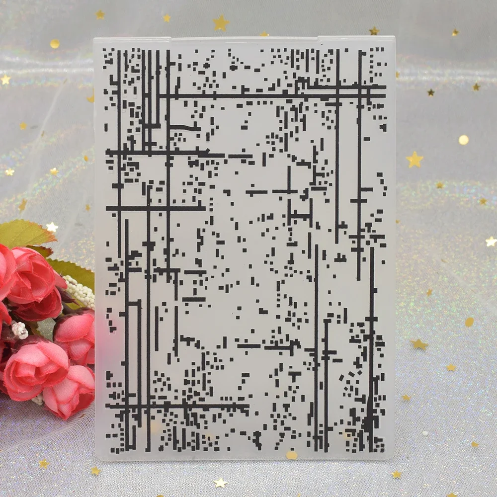Mosaic Pattern 3D Embossing Folders For DIY Scrapbooking Paper Card Making Craft Plastic Template Stencil plastic embossing folder embossing folder