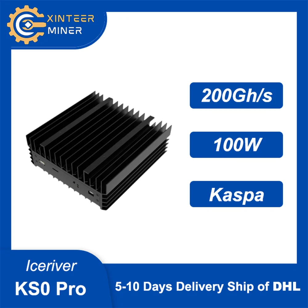 New-Iceriver-KAS-KS0-Pro-200G-Asic-Miner-In-Stock-In-HongKong-With-PSU ...