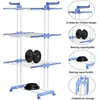 Clothes Drying Rack,Clothes Drying Rack Foldable,Drying Rack Clothing Folding,4-Tier Laundry Drying Rack 6
