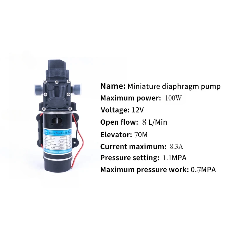 مضخة بخاخ ذاتية الفتيل بحجاب حاجز، بقدرة 100-120 و...