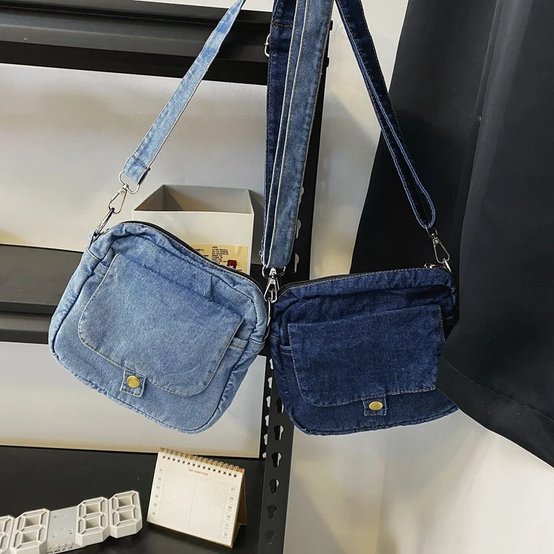 Casual Denim Women's Bag 2023 Trend Summer Shoulder Crossbody Bags For Women Phone Purses and Handbags Jeans Messenger Bag