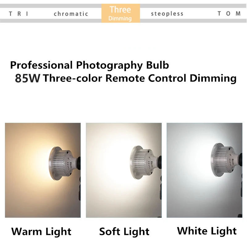High-Performance Dimmable LED Studio Lighting Bulb with Remote Control