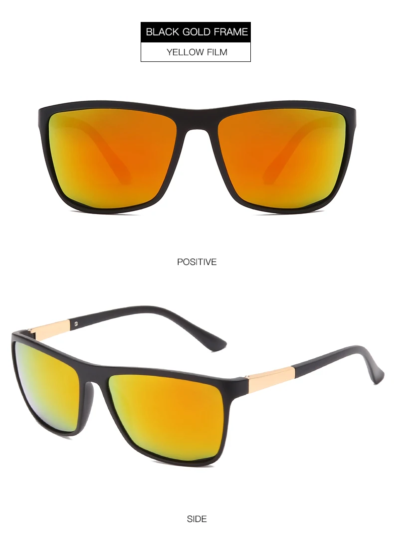 2022 Platz Polarisierte Sonnenbrille Männer Fahren Sung Klassische Retro Marke Designer Sun G Blau Spiegel Objektiv Unisex_voghion.com