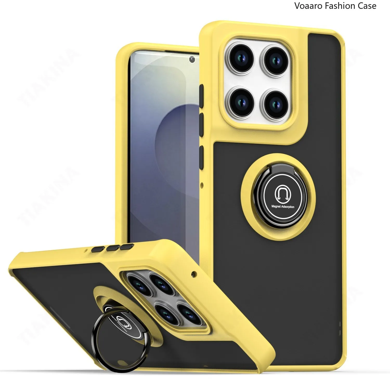 Enhanced Matte Half Clear Protective Armor Phone Case Cover