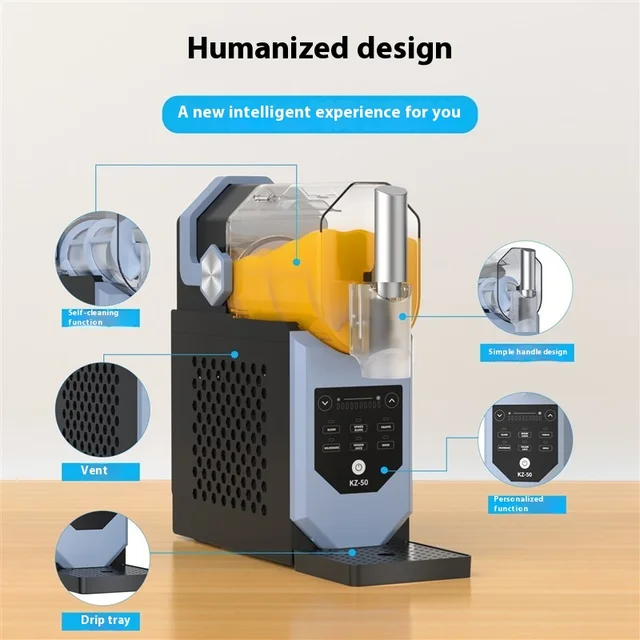 Multi-Functional With Cover Automatic Ice Machine Soft Ice Large Capacity Ice Crusher Touch-tone Household Snow Melting Machines 2