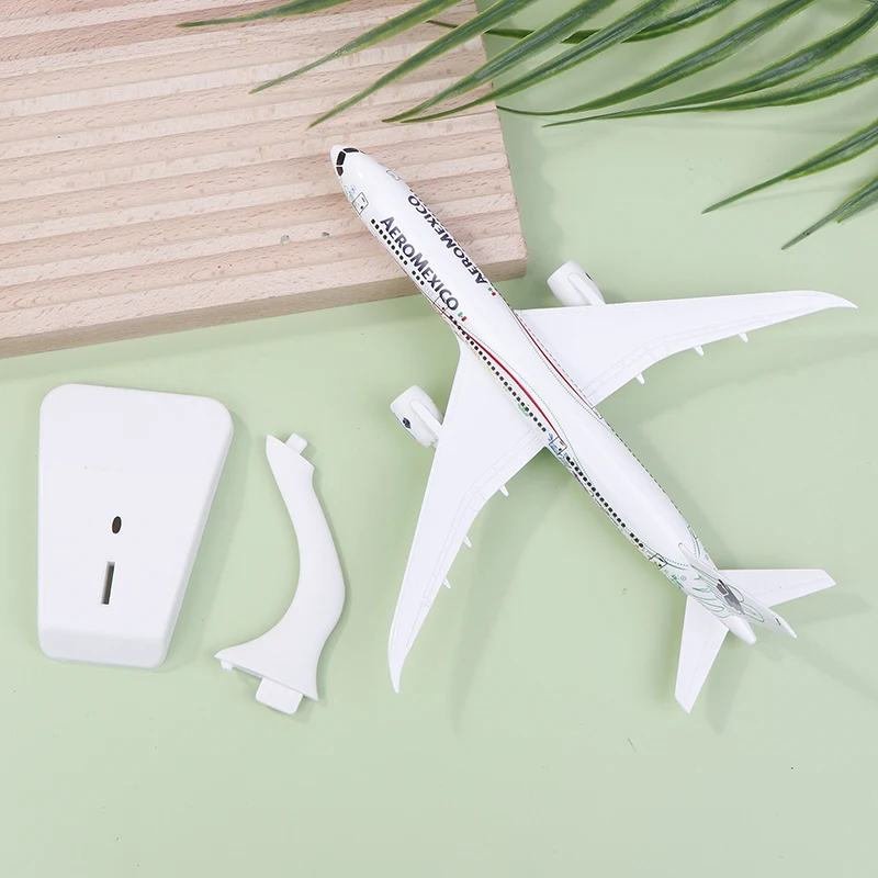 20cm Mexican Air AEROMEXICO Airlines Boeing 787 B787 Airways Alloy Metal Airplane Model Diecast Plane Model Wheels Aircraft 5